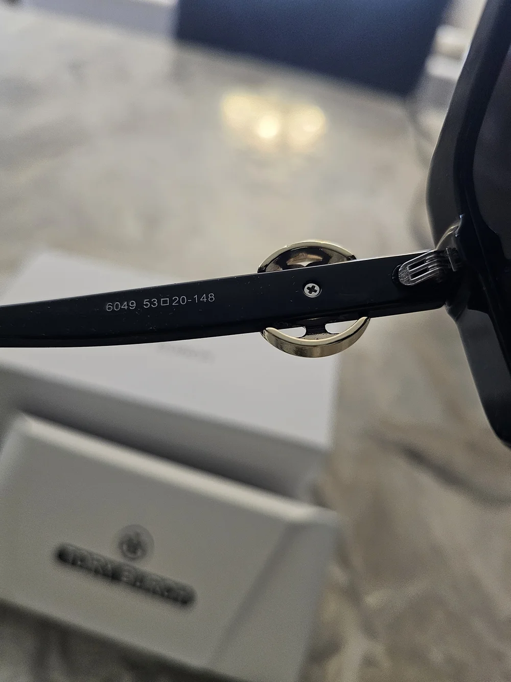 Tory Burch Black Logo Accent Sunglasses
